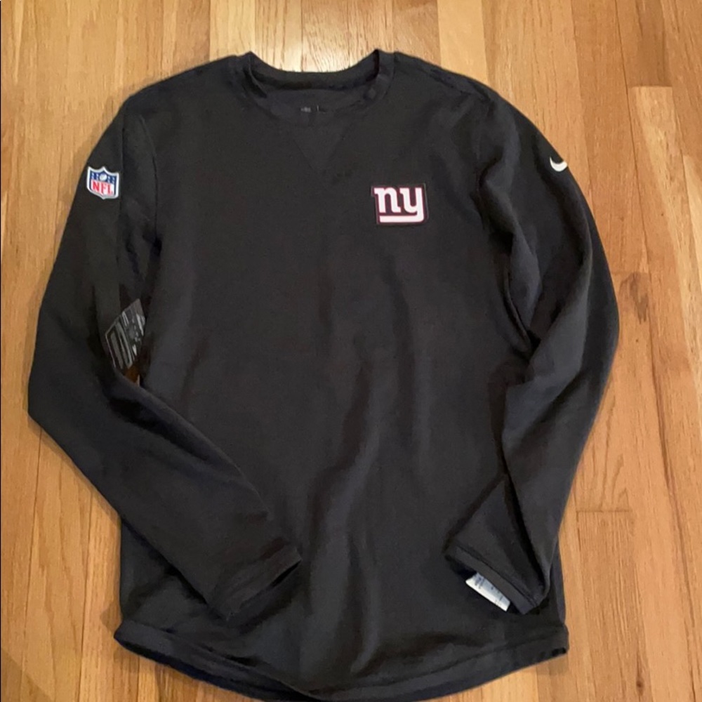 NY Giants NFL MENS (S) Long sleeve dry fit